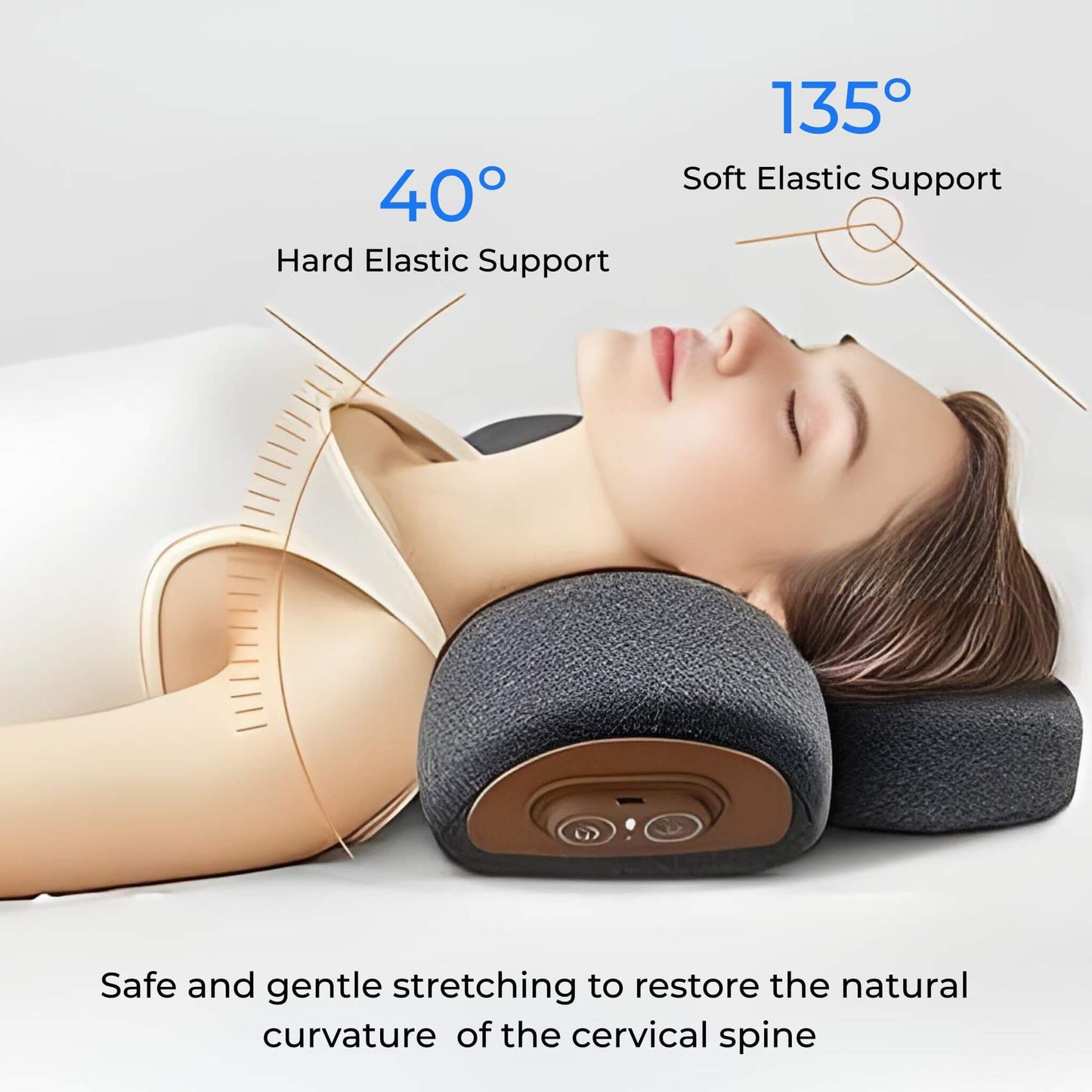 Neck Massager Pillow with Heat and Traction