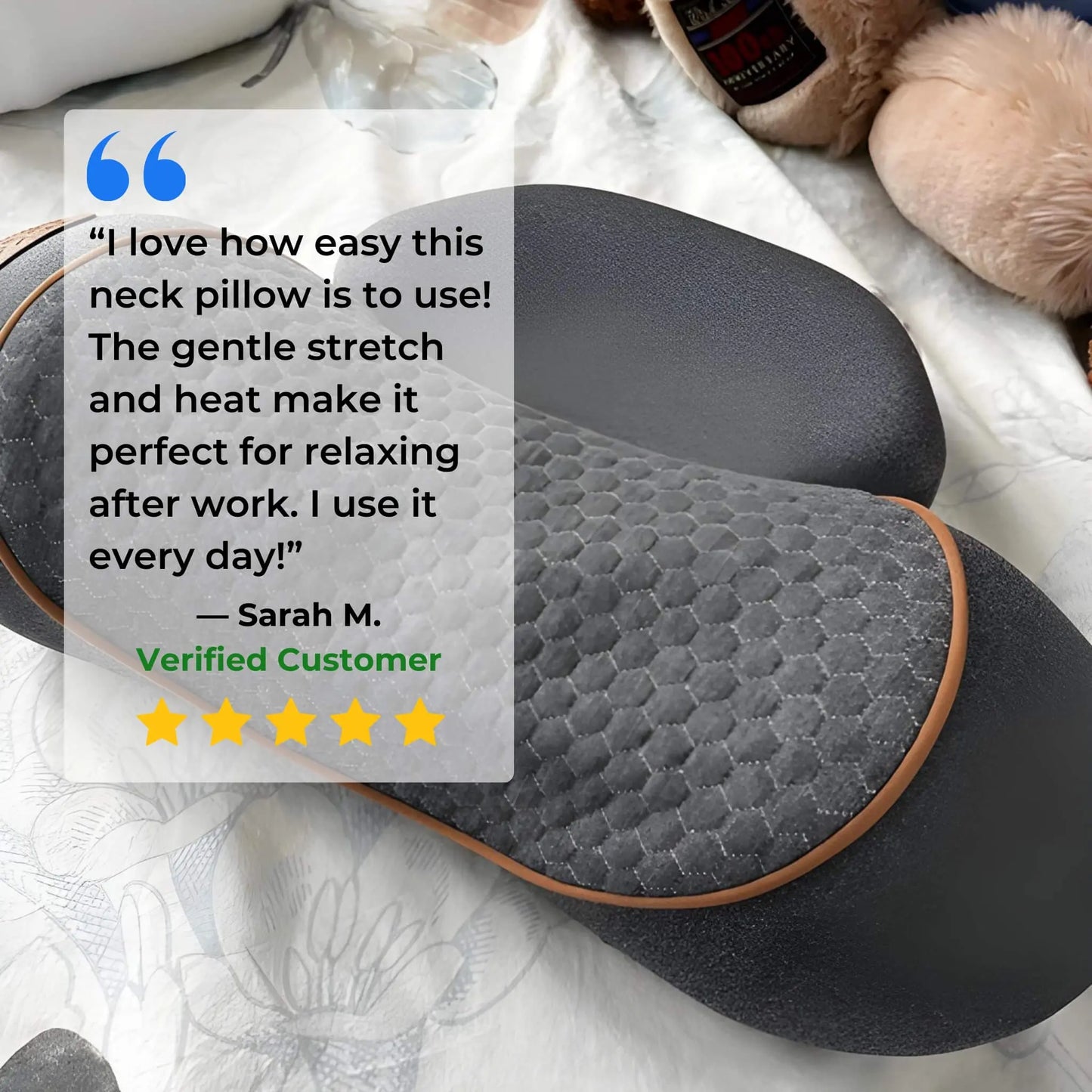 Neck Massager Pillow with Heat and Traction